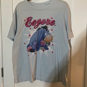 Disney Eeyore Tee!  Womens Plus 1X. Light blue. NWOT.